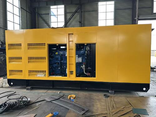 Proyek Daya Cadangan Pabrik Indonesia 500KVA Generator Diesel Diam Sukses Diantar oleh Generator Mingbang