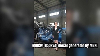 Generator Diesel 680kW di Jamaika | Solusi Daya Cadangan Pabrik oleh MBKL POWER