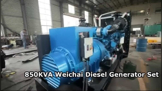 Diskon Volume pada Generator Tipe Terbuka Weichai 850KVA | Langsung dari Pabrik