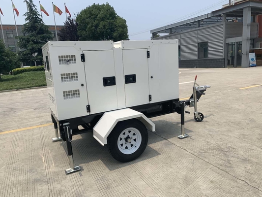 Harga yang bagus Cummins KTA38-G9 1000KW 1250KVA Penggerak Diesel Trailer Dengan ATS on line