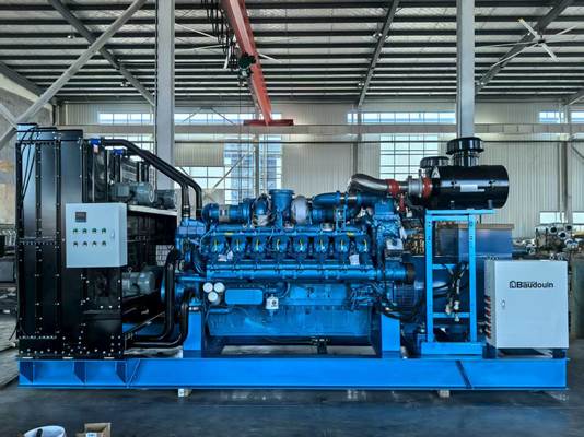 Harga yang bagus Weichai GAS Engine 16M33D1280NG10  Open/Silent Diesel Generator Set 1000KW/1250KVA Power solution power generators on line
