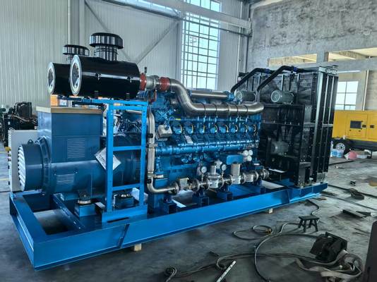 Harga yang bagus Open/Silent Diesel Generator Set 1000KW/1250KVA with Weichai 16M33D1280NG10 GAS Engine and Wuxi Stanford Alternator on line