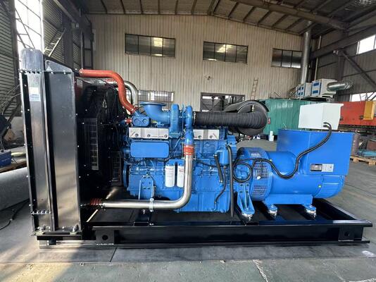 Harga yang bagus 500KW 625KVA Open Type Diesel Generator Set dengan mesin Yuchai dan output 230V/400V on line