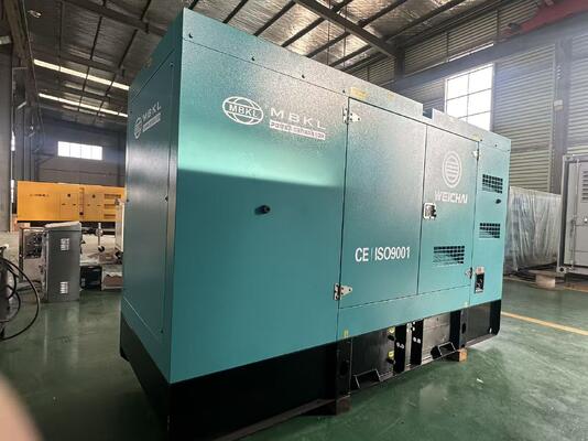 112KW Weichai Silent Diesel Generator Set (140KVA) - Sempurna untuk Konstruksi, Pabrik, dan Rumah Sakit
