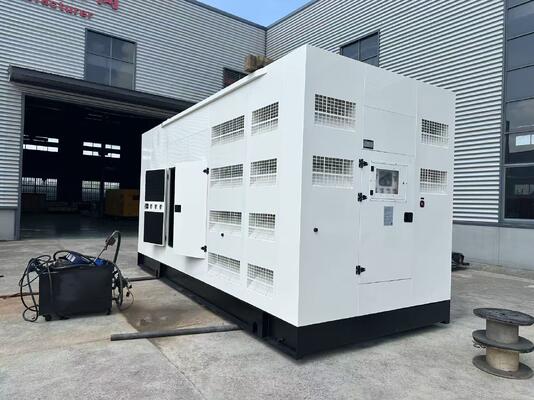 1000kW Acoustic Enclosure Diesel Generator untuk Pabrik, Pusat Data & Rumah Sakit